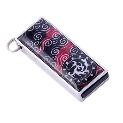 Natural Mother-of-Pearl Swing USB Memory (13_Three-Legged Bird) - 4GB
