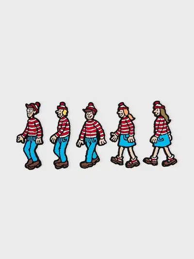 Colé x Where's Wally Silicone Sticker Set
