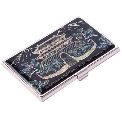 Natural Mother-of-Pearl Business Card Case (14_Namdaemun)