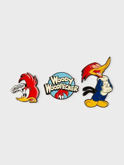 Kolle x Woody Woodpecker Metal Sticker Set