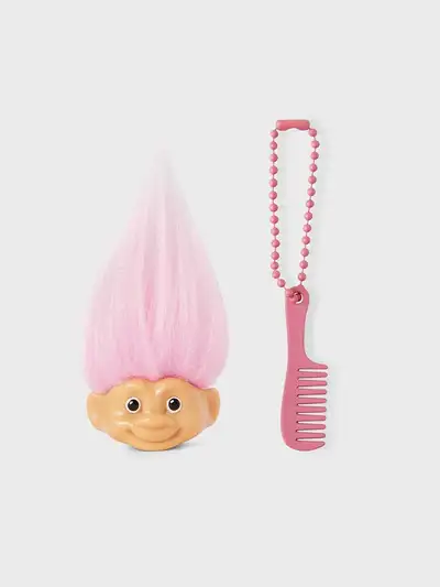 Colle × Good Luck Troll PVC Face Sticker Set