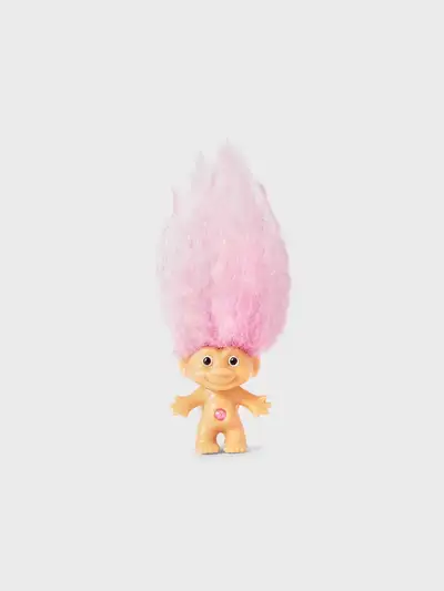 Colle X Good Luck Troll PVC Figure Sticon Pink