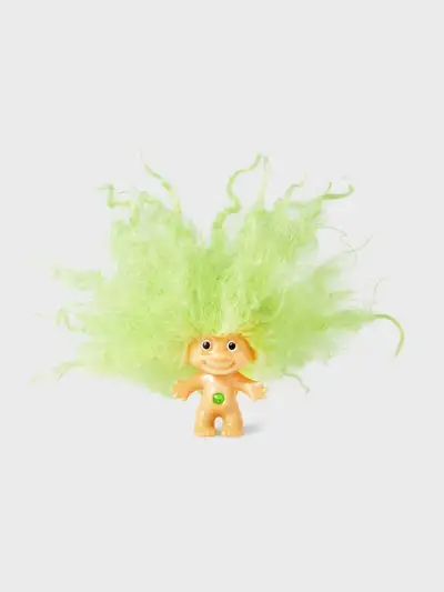 Colle X Good Luck Troll PVC Figure Sticon Green