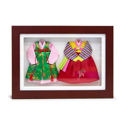 Hanbok Frame Saekdong Costume - Artwork by Seokran Lee Seungok