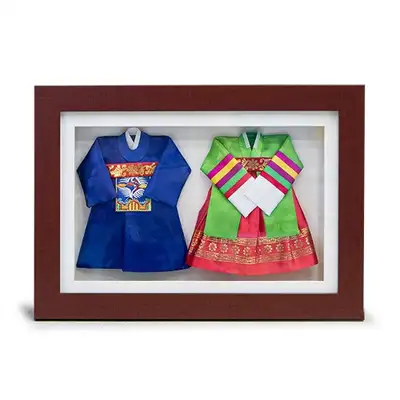 Hanbok Framed Art - Wedding Attire by Seokran Lee Seungok