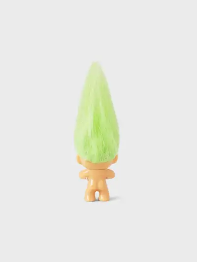 Colle X Good Luck Troll PVC Figure Sticon Hip Green