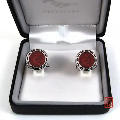 Cufflinks - Triquetra Crow