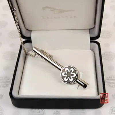 Tie Pin - Dancheong Pattern