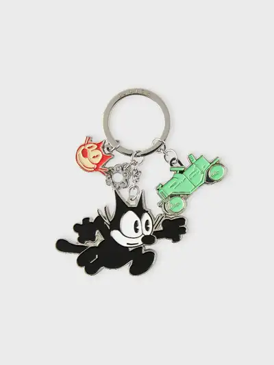 Colle x Felix the Cat Metal Keyring VER.1