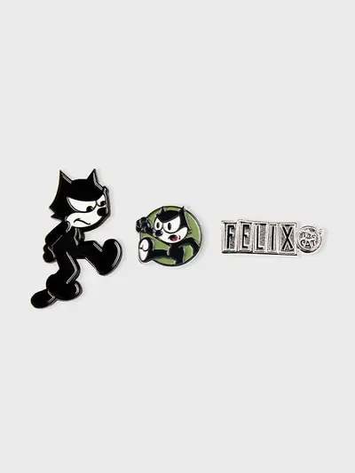 Collé x Felix the Cat Metal Sticon Set VER.1