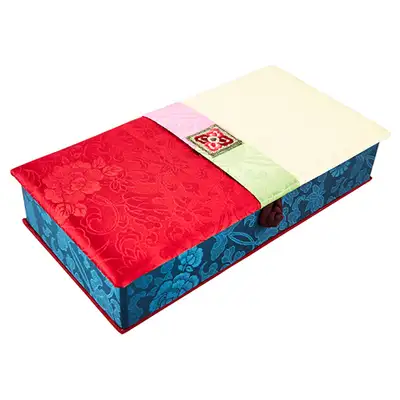 Silk Cash Gift Box (Flower Embroidery, A03)