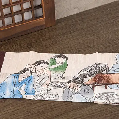 Folk Painting Handkerchief - Private School Lesson