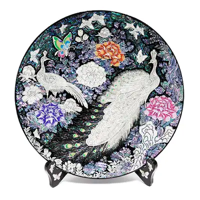 Peacock Round Tray Large - Park In-ho's Work
