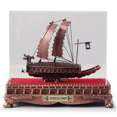 Traditional Craft Decorative Item Turtle Ship Bronze Casting Large Size