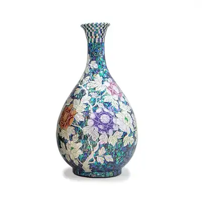 Premium Mother-of-Pearl Lacquerware Celadon Ewer - Work by Park In-ho
