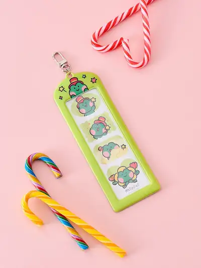 LINE Friends Rene Mini Mini Theme Park Photo Keyring