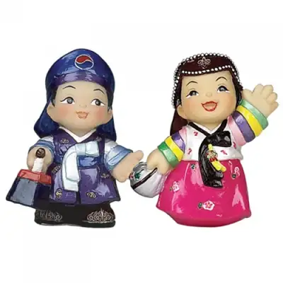 Traditional Doll Chorongyi Male & Female Set (Small)