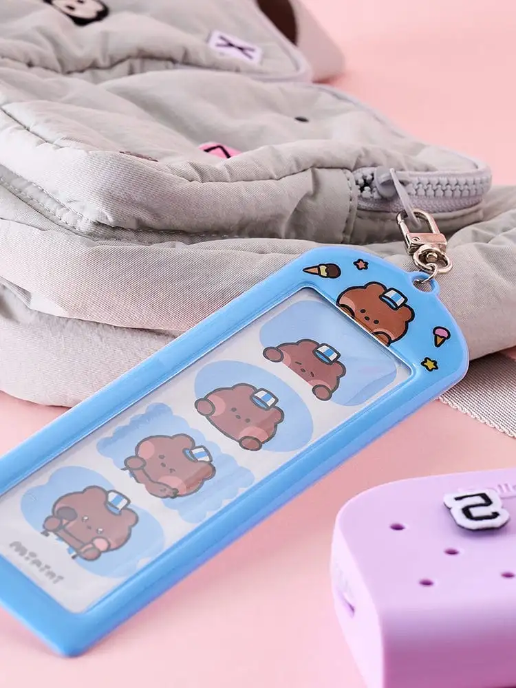 LINE Friends Bunny Mini Theme Park Photo Keyring — 3