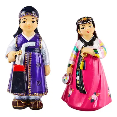 Traditional Doll - Chollang Boy and Girl Set (Large)