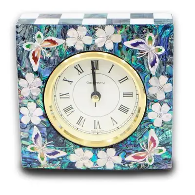Najeon Chilgi Desk Clock (Butterfly Pattern)