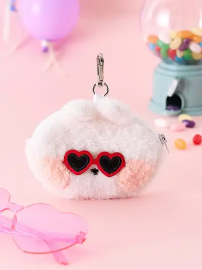 LINE Friends Conini Minini Theme Park Pouch Keyring