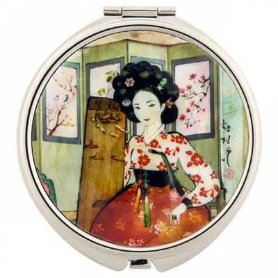 Natural Mother-of-Pearl Hand Mirror (Hwang Jin-i)