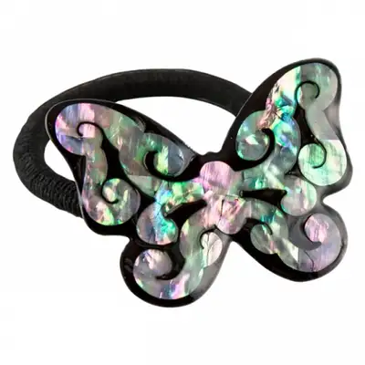 Mother-of-Pearl Butterfly Hair Tie Hair Band