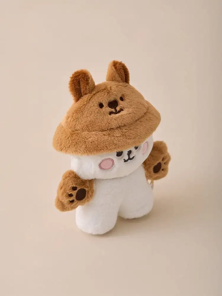 BT21 BABY Fluffy Costume Closet Quokka Bucket Hat Set — 4