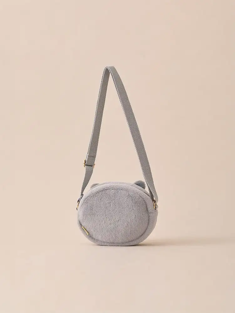 BT21 MANG BABY Fluffy Face Doll Crossbody Bag — 3