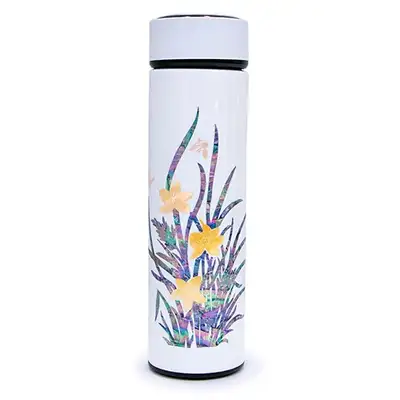Premium Mother-of-Pearl Lacquerware Tumbler (Orchid, White)
