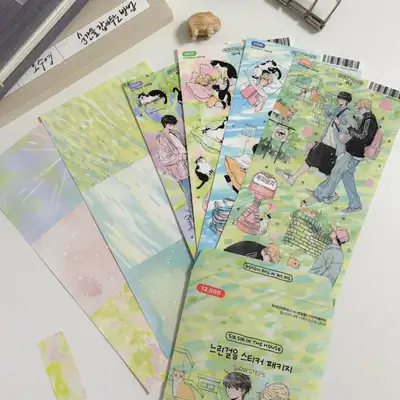 【企划】慢步贴纸套装（封贴纸4张+套装特典）
