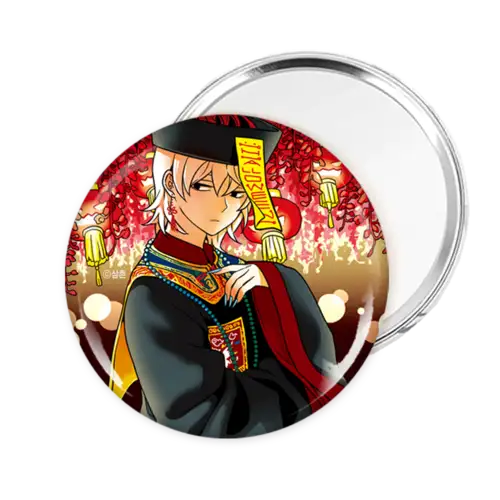 [I Hate This Kind of Hero] I Hate This Kind of Hero Round Pin Mirror 75mm 6 Types ★Halloween Season Limited★ — 4
