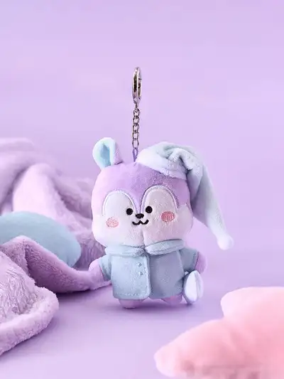 BT21 NEW BASIC MANG Pajama Plush Keyring
