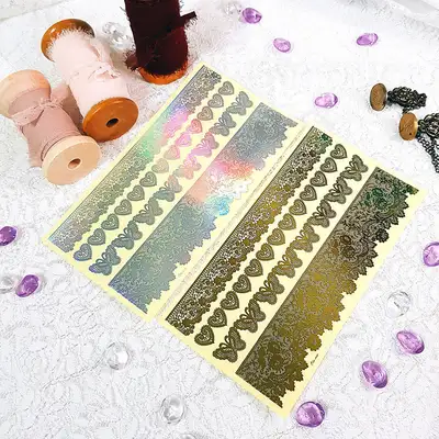 [17]金箔・ホログラム箔蝶レース