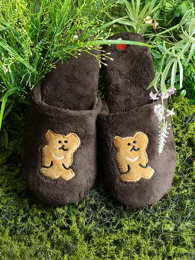 Dino Tang Bobo in the Woods Slippers (Croissant Bobo)