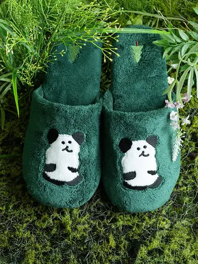 Dinotang Bobo in the Woods Slippers (Oreo Bobo)