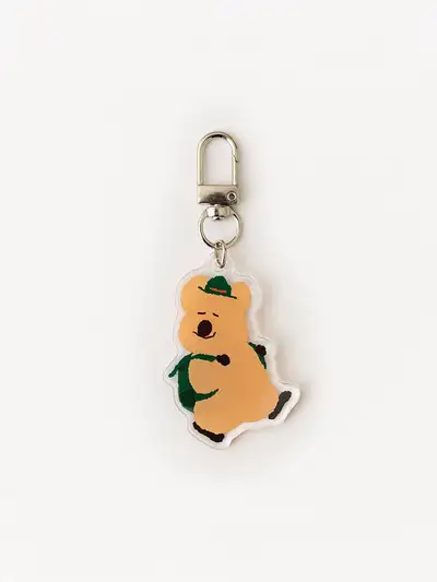 Dino Tank Bobo in the Woods Acrylic Keyring VER.4