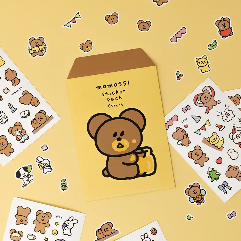 MOMOCI貼紙組 — 1