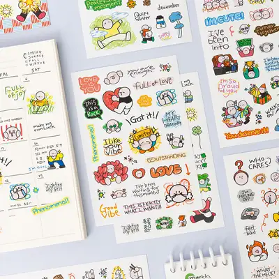 シンプラー ドゥードル ポイント ステッカーパック
