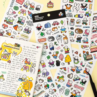 シンプラー ドローイング ポイント ステッカーパック