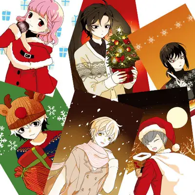 [I Don't Like This Kind of Hero] Christmas Postcard Set - 6 Designs Bundle