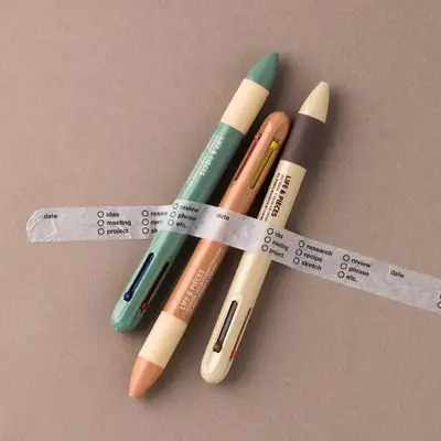 ライフアンドピシス 4色ボールペンセット 0.5mm マルチペン
