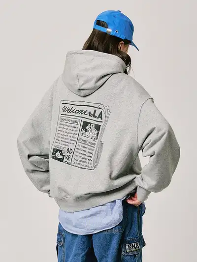 BT21 City Edition Hoodie 2024 F/W (LA Grey)