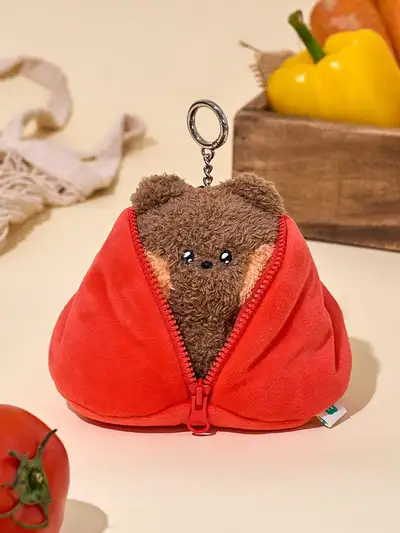 LINE Friends Minini Farm Bunini Open Doll Keyring