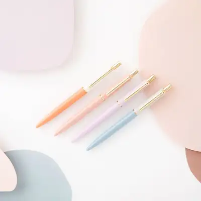ライフアンドピシス クラシックボールペン 0.5mm 4種セット (ブラック)