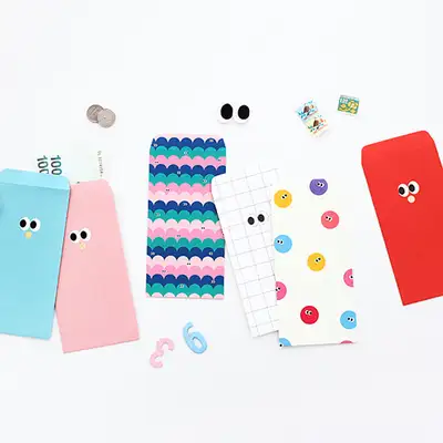 ふわふわ 封筒セット（6枚 SET）