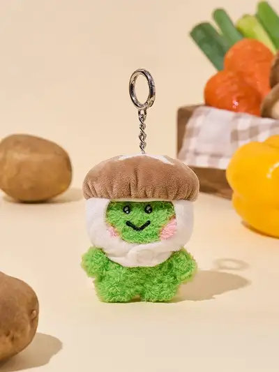 LINE Friends Mini Minini Farm Lenini Plush Keyring
