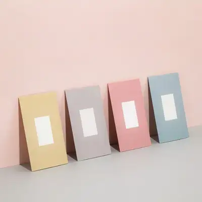 シンプルフォルディングカードセット (4枚 SET) - L