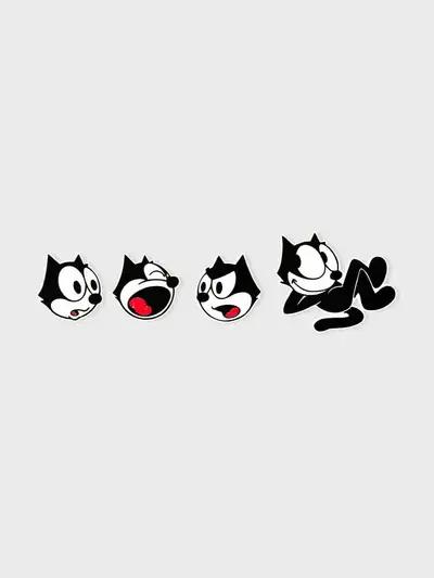 Coller x Felix the Cat Silicone Sticker Set