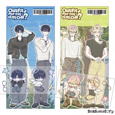 【シーズンストーリー】オフェン何を着る？ピースステッカー set(ベンver/リオver)